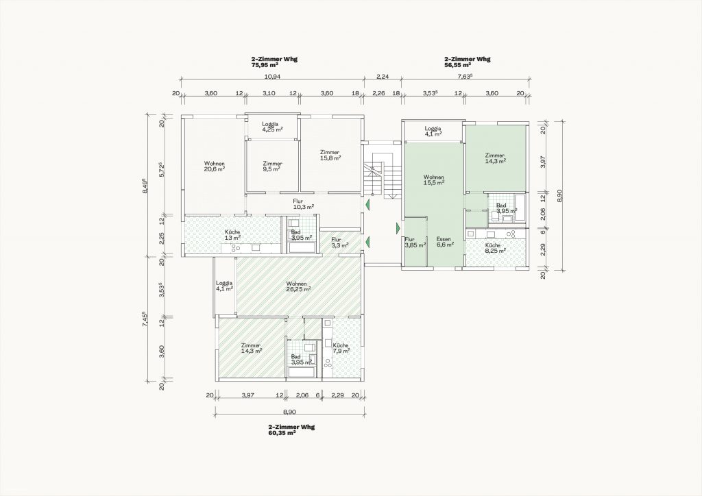 [Abb. 169] „Eckgrundriss des System Beton- und Monierbau“ von Eicke, Finn / Rüdiger, Fynn (2025) | Lizenz: CC BY-NC-SA 4.0