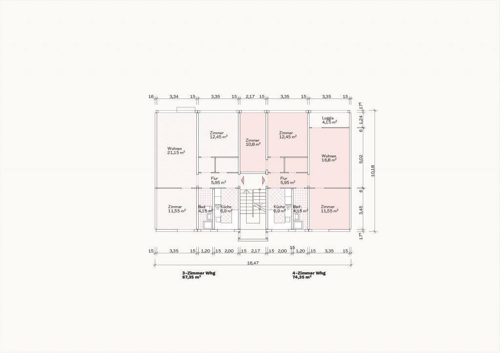 [Abb. 278] „Grundriss dänischer Typ des System Larsen & Nielsen“ von Eicke, Finn / Rüdiger, Fynn (2025) | Lizenz: CC BY-NC-SA 4.0