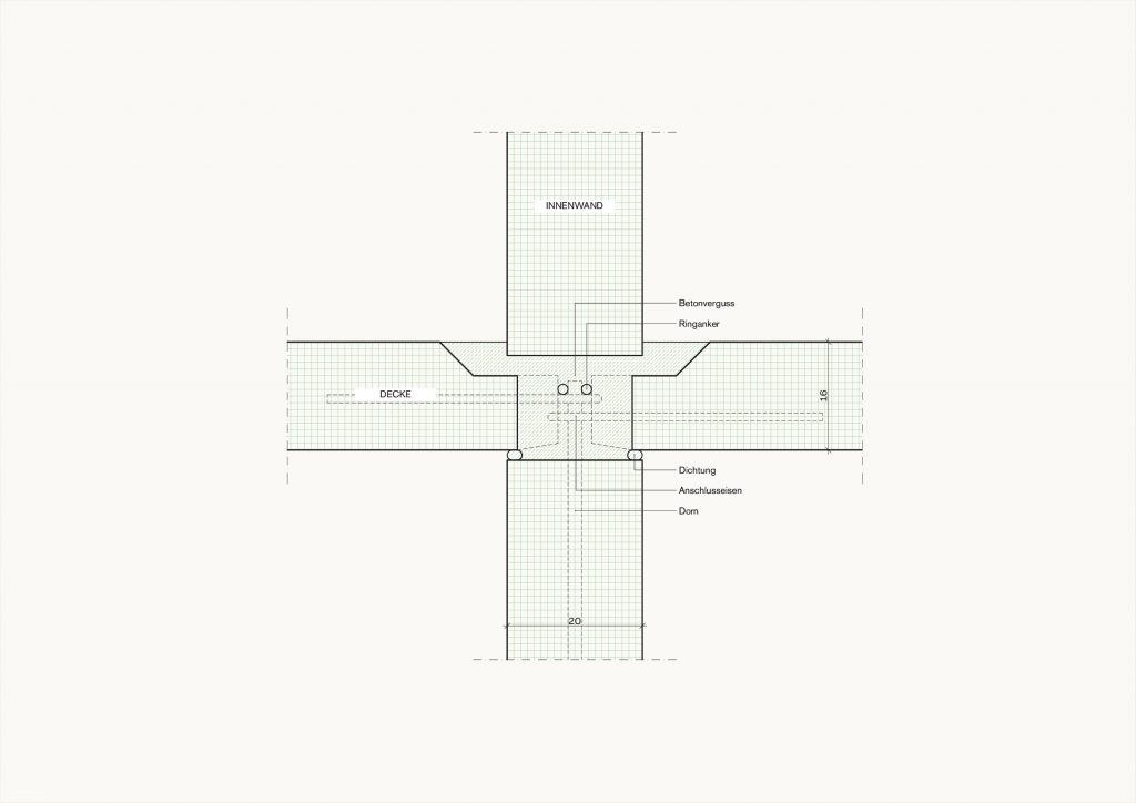 [Abb. 178] „Fügepunkt Innenwand/Decke des System Betonwerk Niedersachsen“ von Rüdiger, Fynn (2025) | Lizenz: CC BY-NC-SA 4.0
