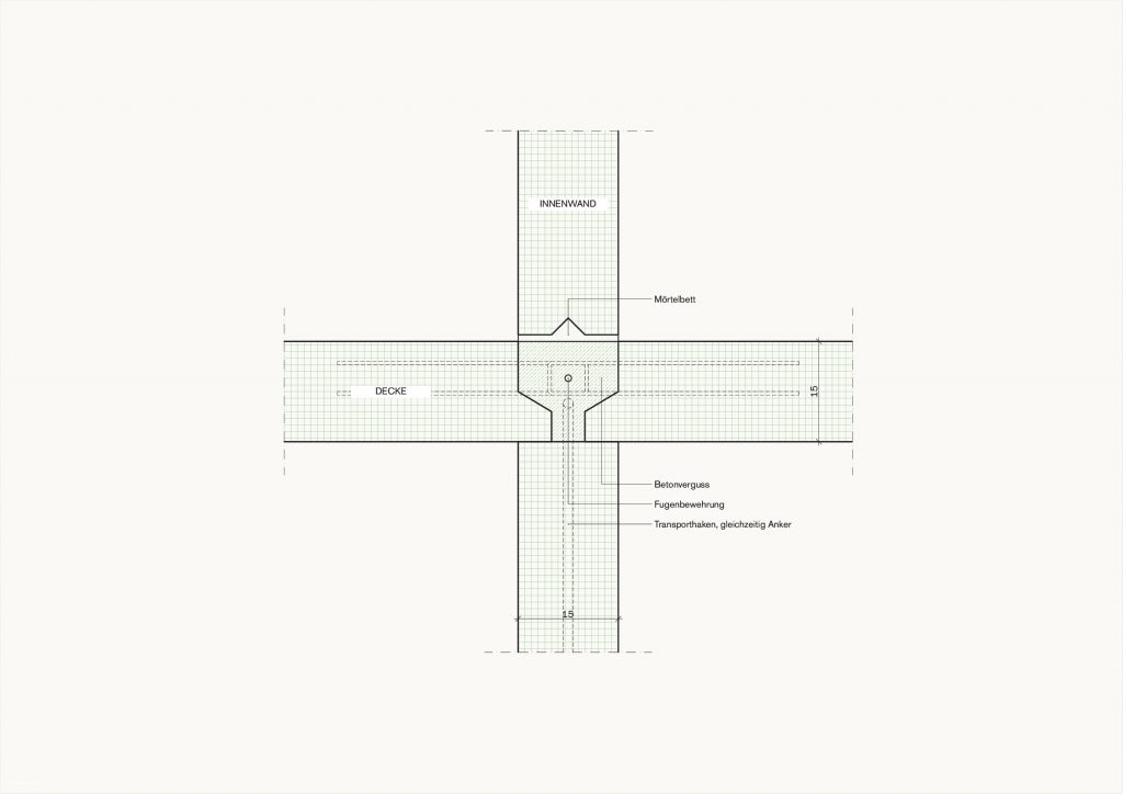 [Abb. 225] „Fügepunkt Innenwand/Decke des System Grötz“ von Rüdiger, Fynn (2025) | Lizenz: CC BY-NC-SA 4.0