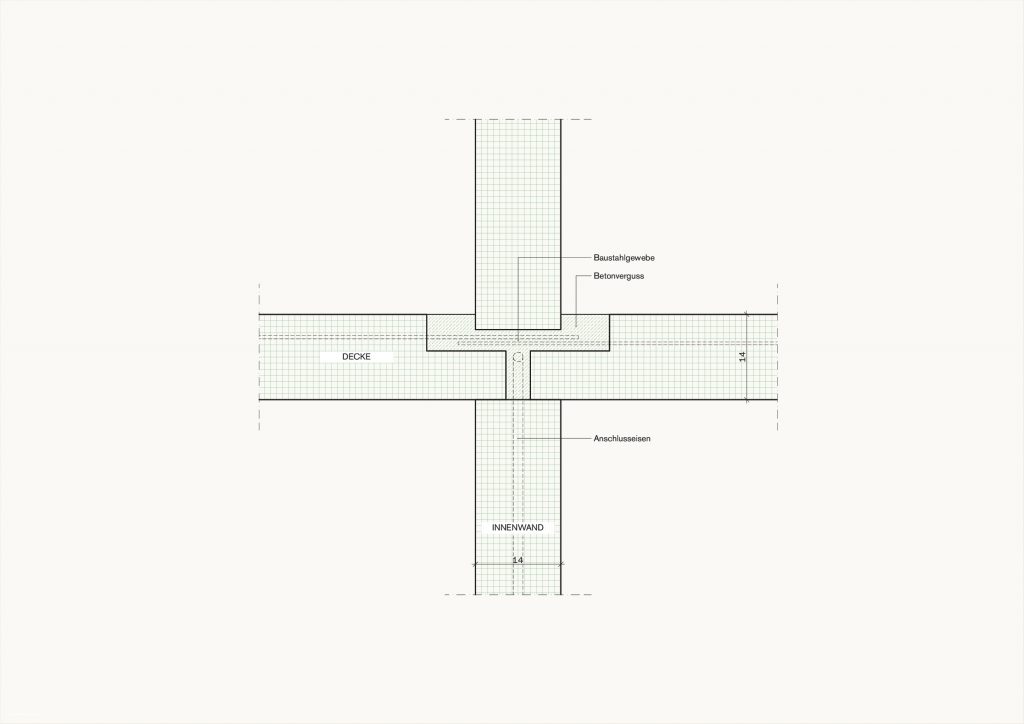[Abb. 248] „Fügepunkt Innenwand/Decke des System Kesting“ von Rüdiger, Fynn (2025) | Lizenz: CC BY-NC-SA 4.0