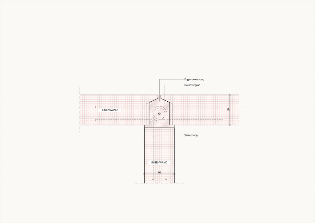 [Abb. 275] „Fügepunkt Innenwand/Innenwand des System Larsen & Nielsen“ von Rüdiger, Fynn (2025) | Lizenz: CC BY-NC-SA 4.0