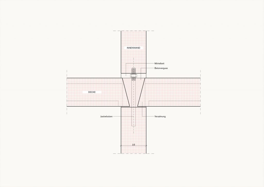[Abb. 277] „Fügepunkt Innenwand/Decke des System Larsen & Nielsen“ von Rüdiger, Fynn (2025) | Lizenz: CC BY-NC-SA 4.0