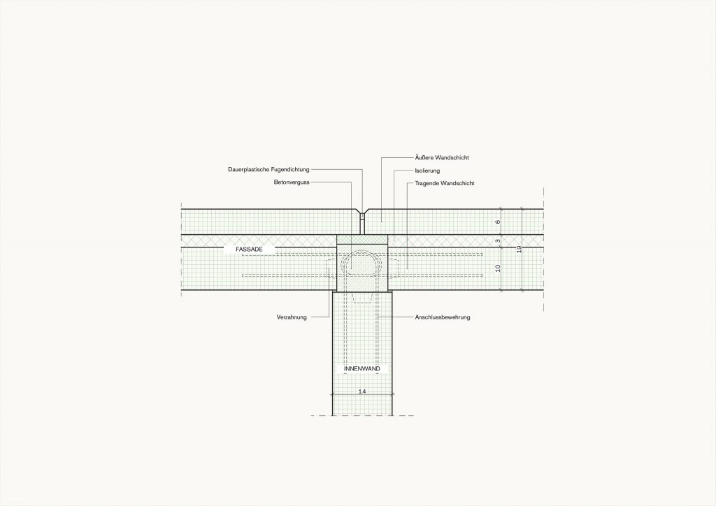[Abb. 295] „Fügepunkt Außenwand/Innenwand des System präton-Wohnblockbauten“ von Rüdiger, Fynn (2025) | Lizenz: CC BY-NC-SA 4.0