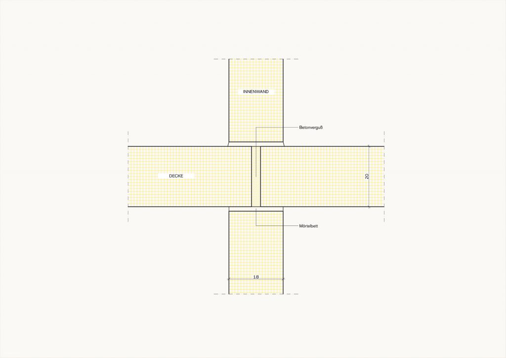 [Abb. 354] „Fügepunkt Innenwand/Decke des System Skarne“ von Rüdiger, Fynn (2025) | Lizenz: CC BY-NC-SA 4.0